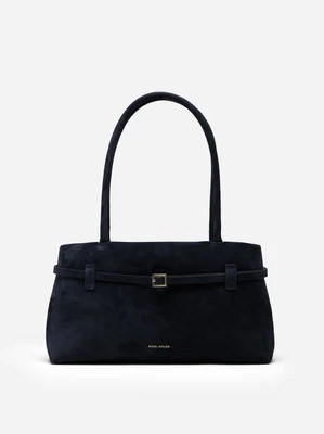 Le Cambon East West Dark Navy Suede | Manu Atelier