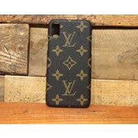 Custom iPhone 7 / 7 Plus / 8 / 8 Plus / X / Xs / Xr / XS Max Louis Vuitton LV Brown Big Monogram Case | Etsy (US)
