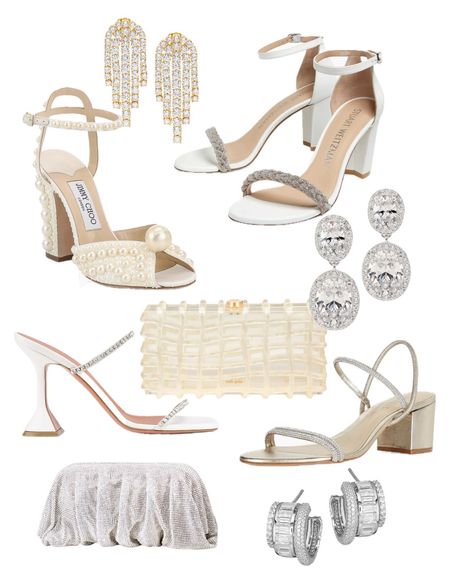 Sale! Designer Bridal style - wedding shoes, jewelry and bags on sale now!

Pearls
Rhinestone earrings
Clutch
Evening wear
Sandals
White
Silver
Gold
Cult Gia
Jimmy Choo
Statement earrings
Party jewelry
Wedding guest
Amina Muaddi
Heels
Crystal

#LTKFindsUnder100 #LTKWedding #LTKStyleTip