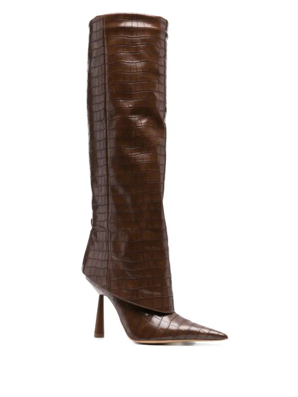 GIABORGHINI 110mm Ros 31 Boots | Brown | FARFETCH BR | Farfetch (BR)