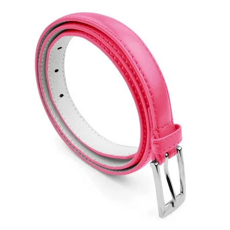 Belle Donne - Women's Leather Skinny Hip or Waist Dress Belt -Dark Pink-XL | Walmart (US)