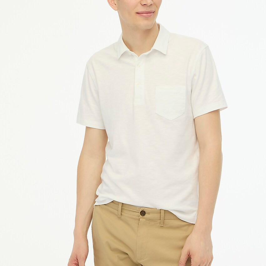 Slub cotton pocket polo shirt | J.Crew Factory