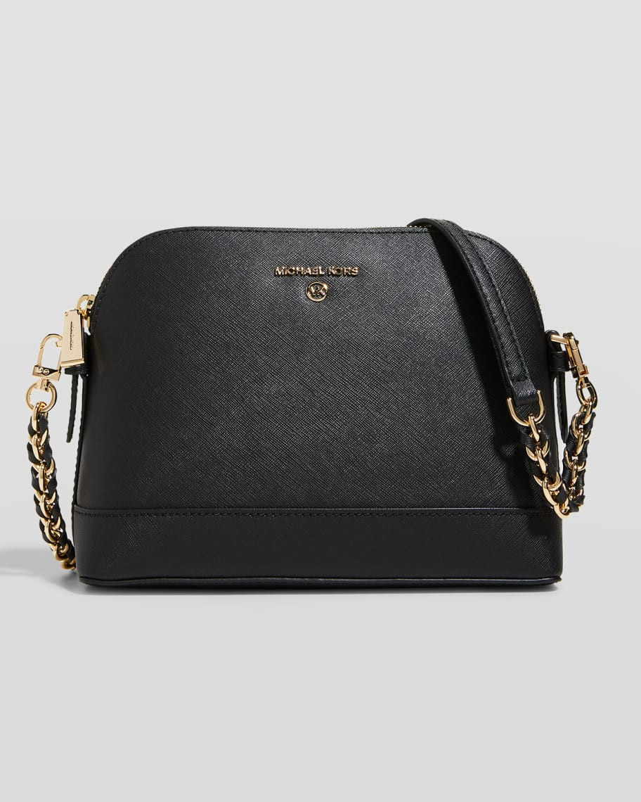MICHAEL Michael Kors Jet Set Charm Dome Calfskin Crossbody Bag | Neiman Marcus
