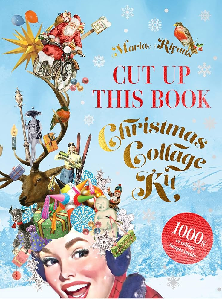 Cut Up This Book: Christmas Collage Kit | Amazon (US)