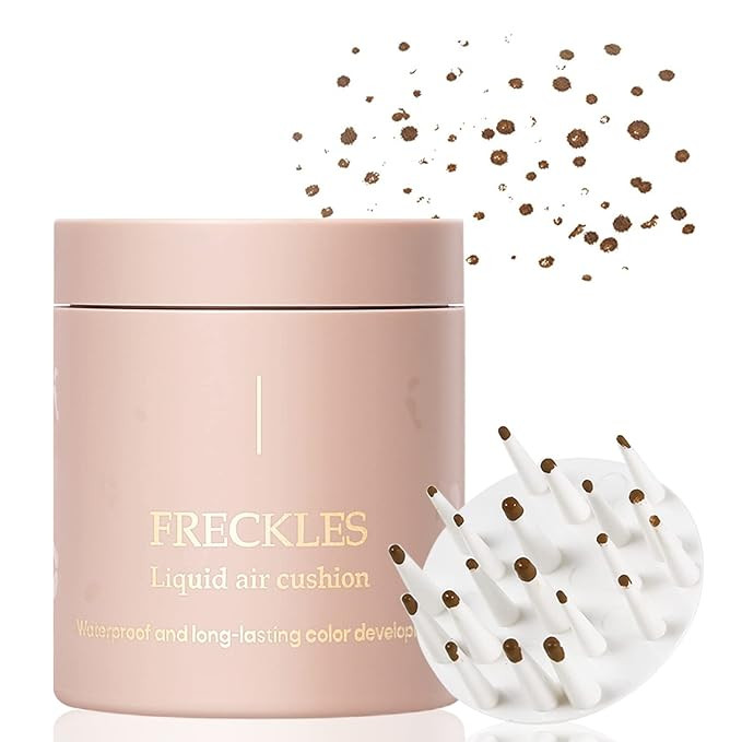 Erinde Upgrade Liquid Freckle Pen, Fake Freckles Stamp Air Cushion, Long Lasting Waterproof Quick... | Amazon (US)