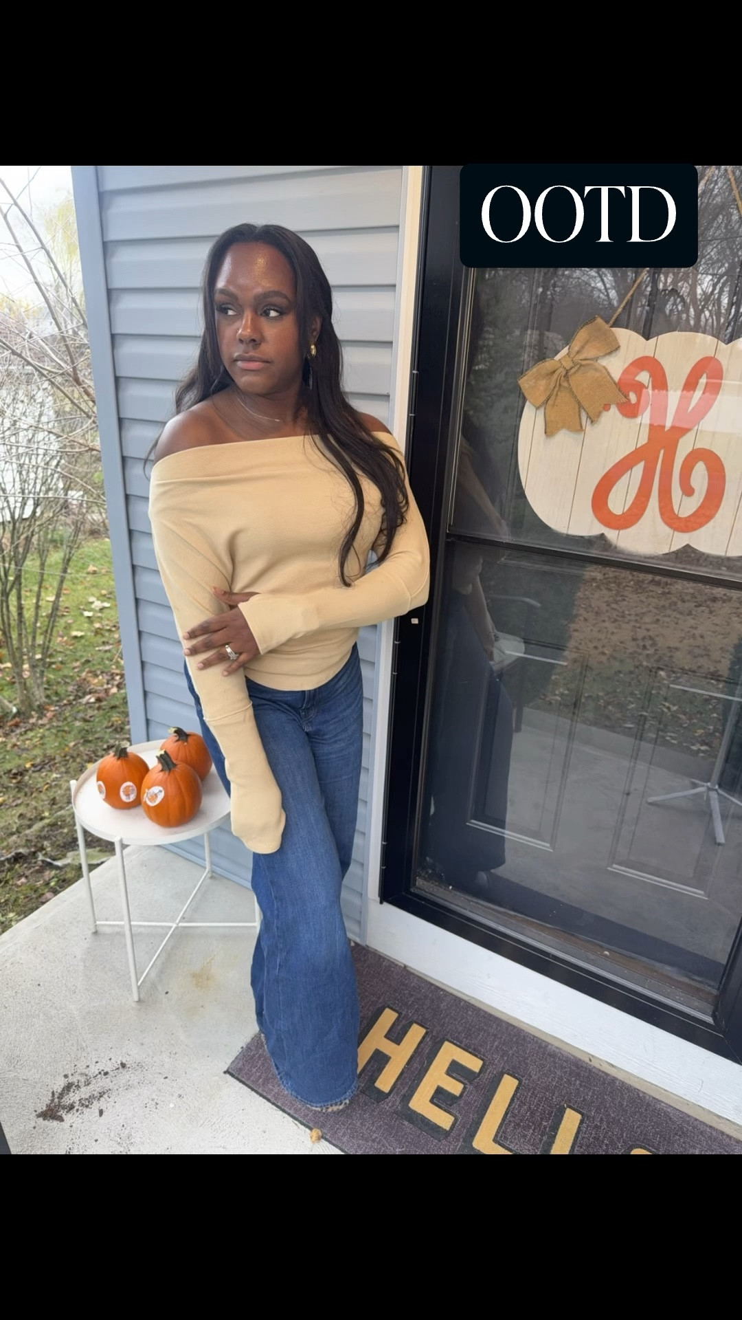 Cozy holiday outfit idea you can wear anytime, even now that Thanksgiving is over. 🤎✨
This off-shoulder Free People top + my super comfy Old Navy wide-leg jeans made the perfect “sit around the house but still cute” look. Added a belt, shell earrings, and my flower hair clip for that effortless dressed-up vibe.

If you need a comfy-chic outfit for family gatherings, holiday parties, or hosting at home, this one’s a winner. 



holiday outfit inspo, comfy holiday outfit, Free People top outfit, Old Navy wide leg jeans, casual holiday look, winter outfit ideas, comfy chic style, elevated casual outfit

#HolidayOutfitIdeas #LTKHoliday #LTKStyle #FreePeopleStyle #OldNavyStyle #WideLegJeans #ComfyChic #WinterOutfits #OOTDInspo #LTKFinds

#LTKootd #LTKMidsize #LTKmomlife