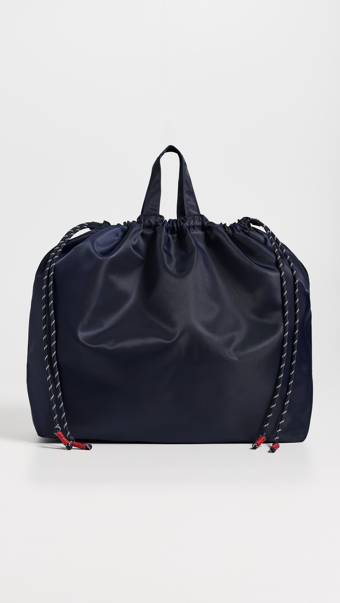 Clare V. Nylon Drawstring Tote Navy One Size | Shopbop
