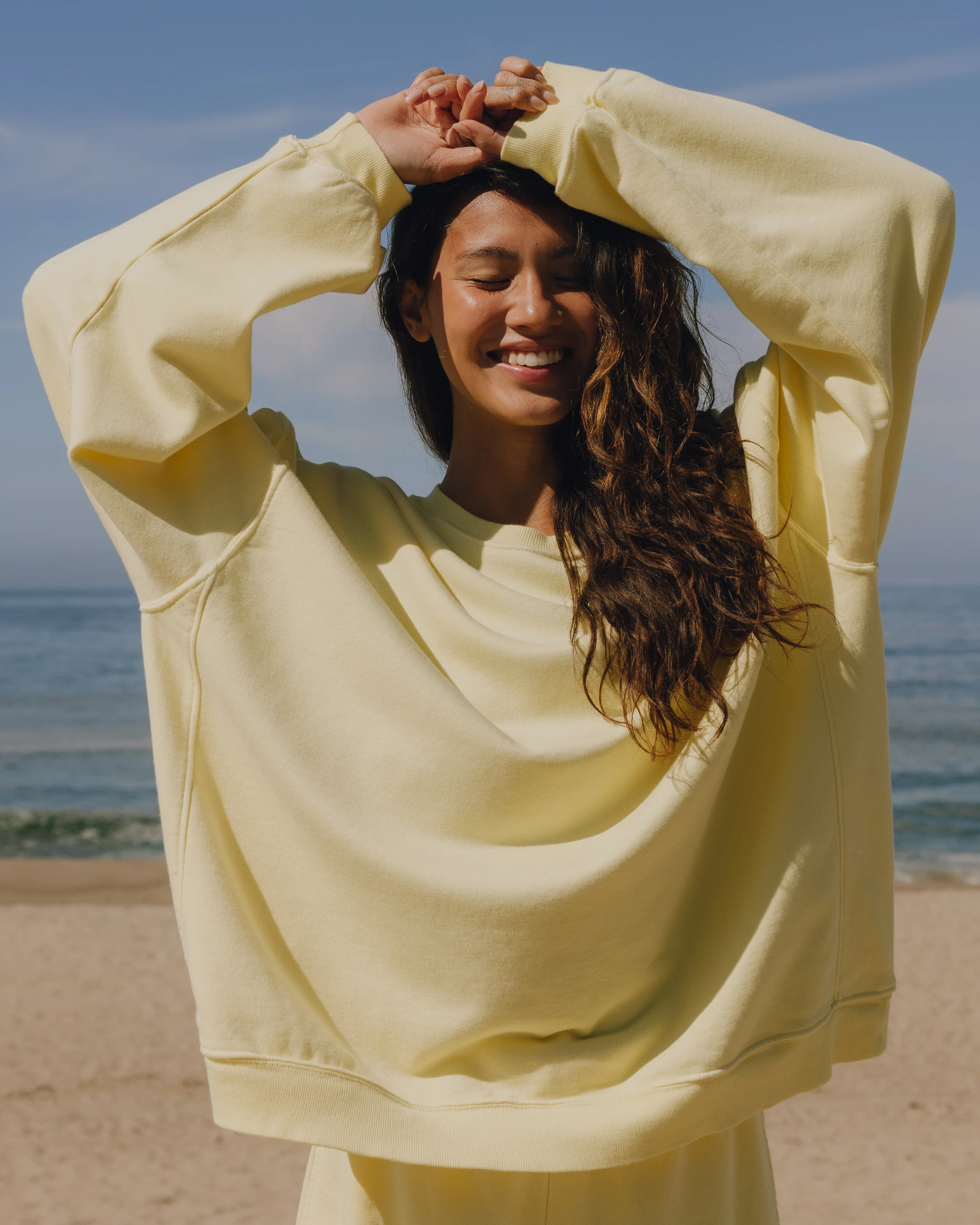 Unisex Oversized Crew - Lemonade | Daily Drills