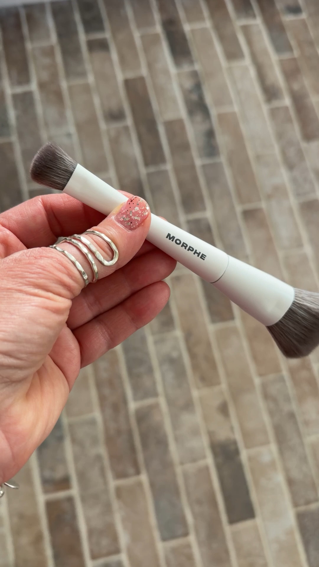 New affordable double sided brush.  Love this for a pretty soft blend  

#LTKBeauty #LTKOver40
