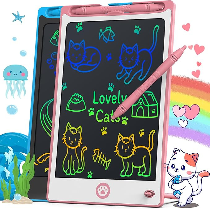 LCD Writing Tablet for Kids 8.8 Inch, Toys for Girls Boys Drawing Pad for 3 4 5 6 7 Year Old Kid,... | Amazon (US)