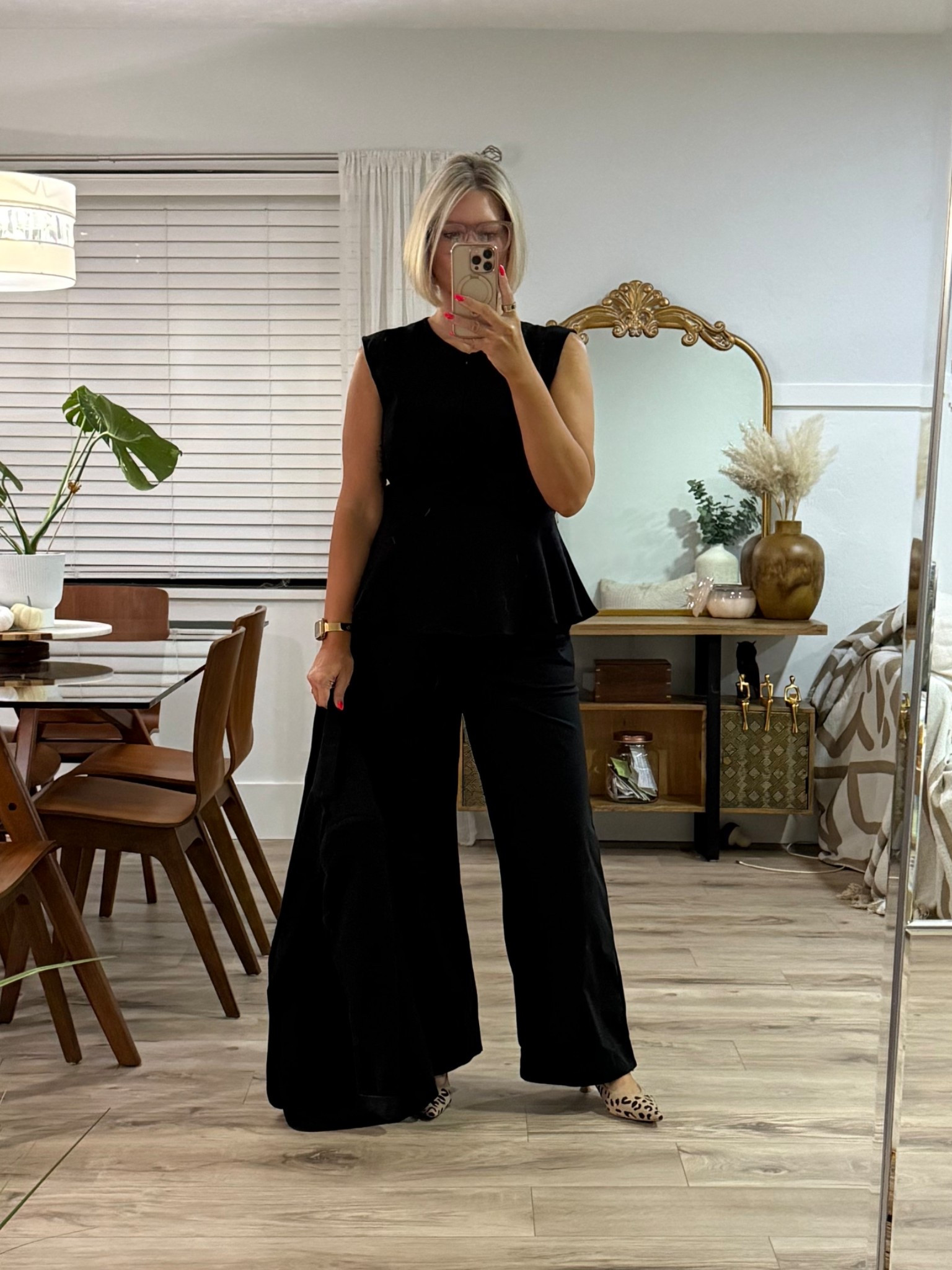 Who doesn’t love an all black fit!

Top is from Target. I’m wearing a medium and it fits tts. But is form fitted. 
Pants are from Halara. I love the stretchy waist band and light and airy material. Similar to golf pants. I’m wearing a large. 

This blazer is older from Amazon. I’m wearing a large. 

Heels are from CosyIsland and fit tts. 

Workwear, office style, work outfit, business casual, 

#LTKStyleTip #LTKWorkwear #LTKFindsUnder50