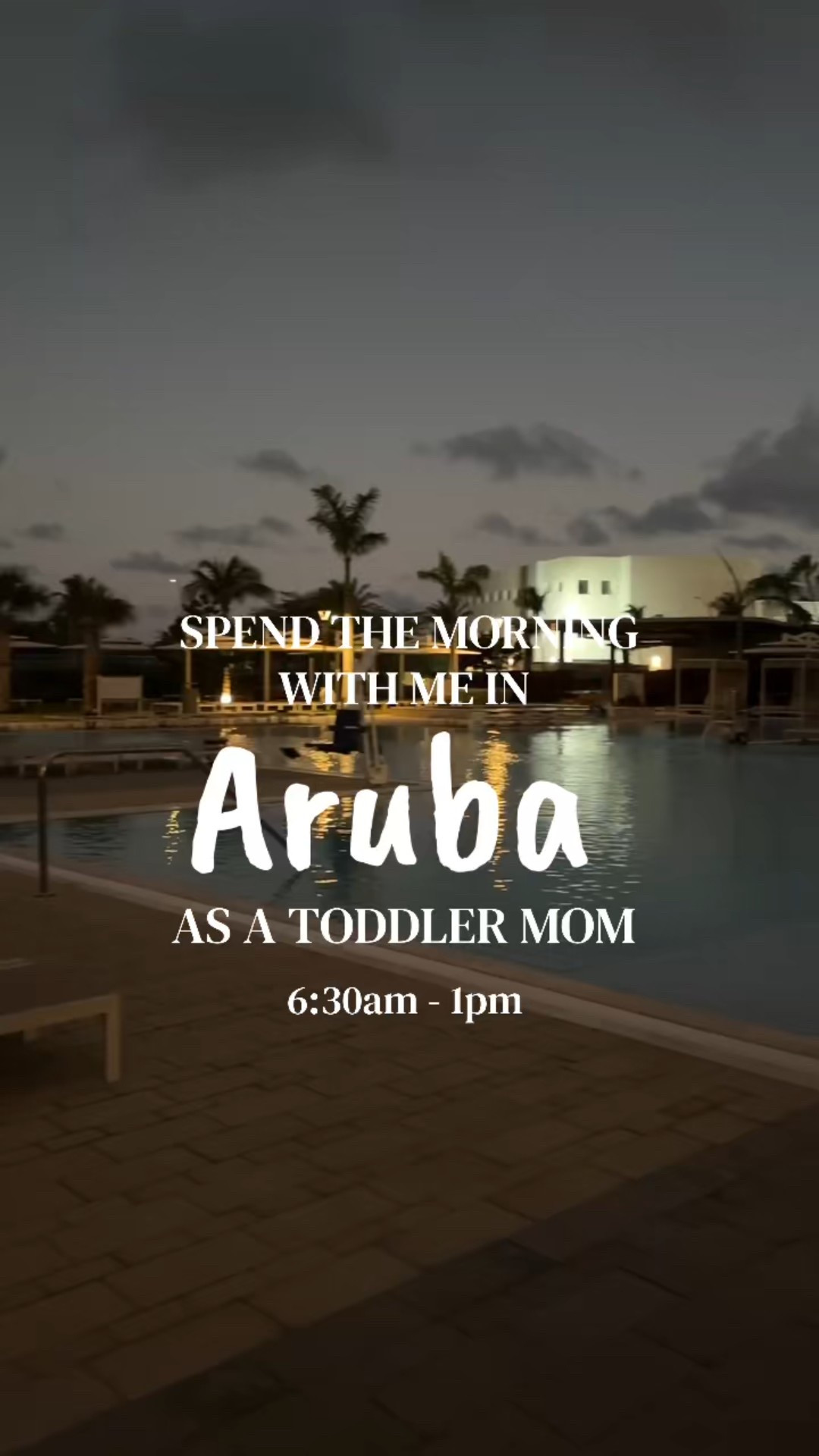 Morning in Aruba 

#LTKmorningroutine #LTKmomlife #LTKdayinmylife
