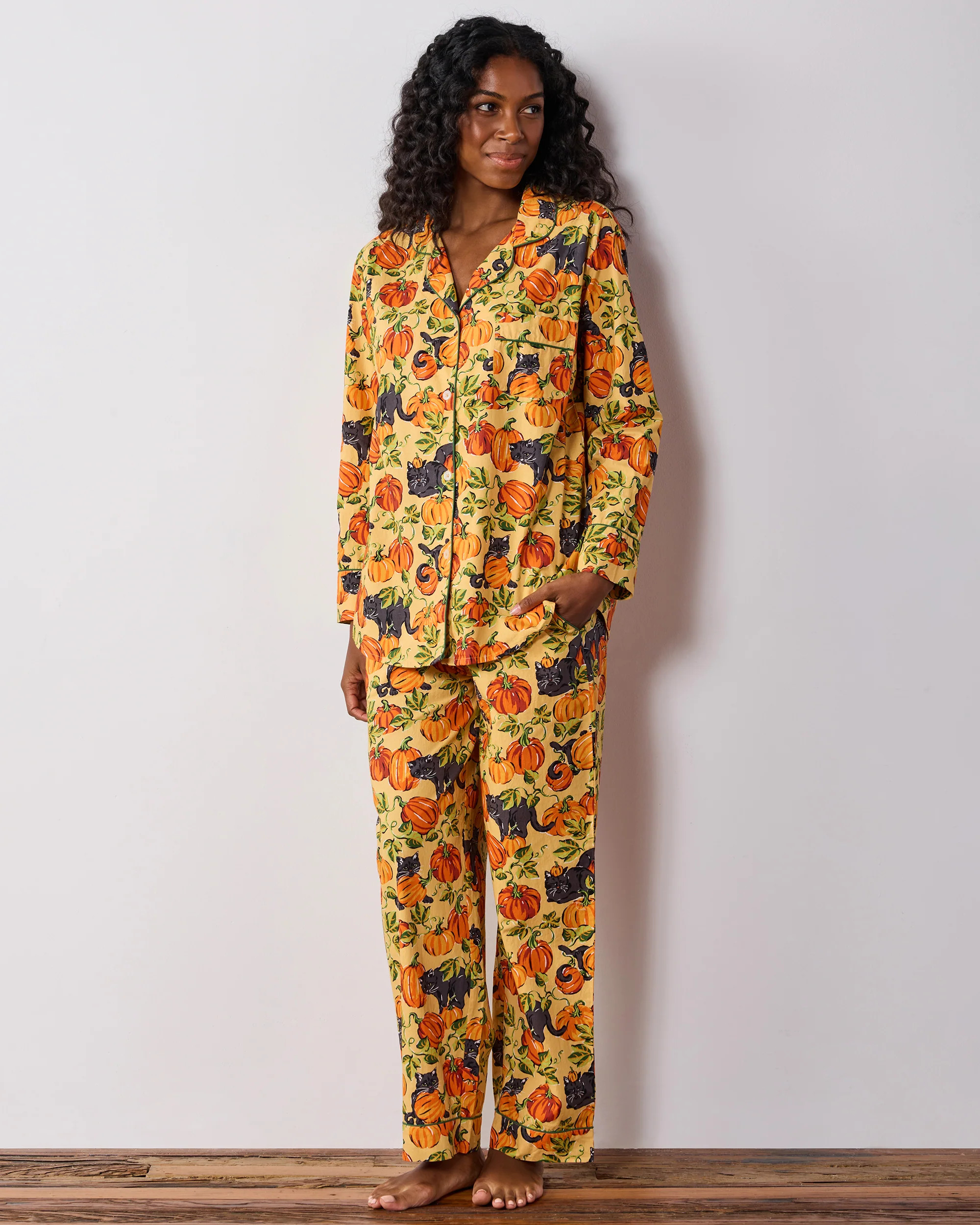 Pumpkin Prowl - Tall Long PJ Set - Salted Caramel | Printfresh