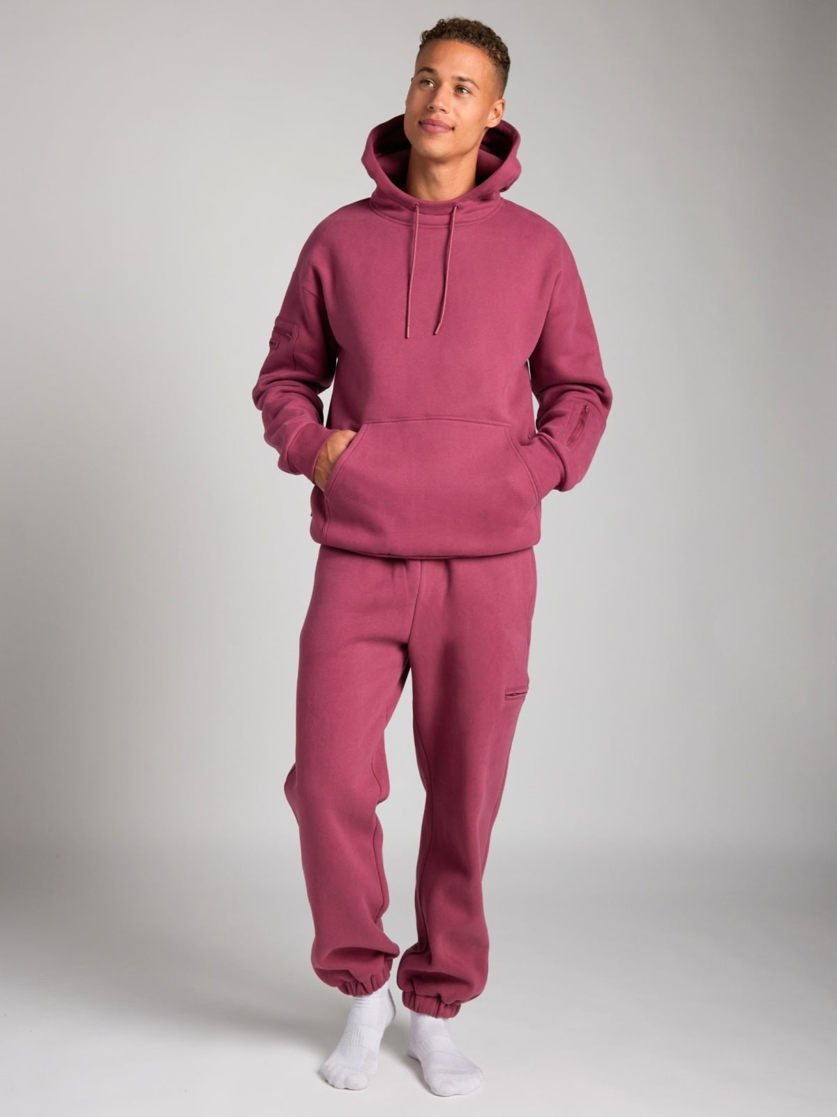 Comfrt Airplane Mode Travel Hoodie & Jogger Set Berry 2x | Poshmark