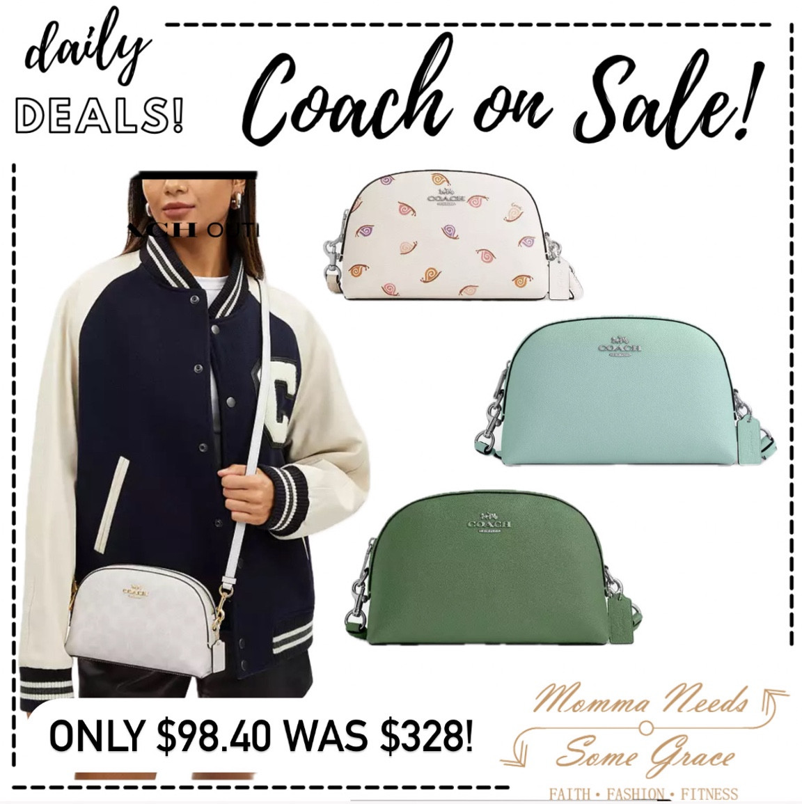 Coach crossbody on sale for under $100! 

#LTKSeasonal #LTKFindsUnder100 #LTKItBag