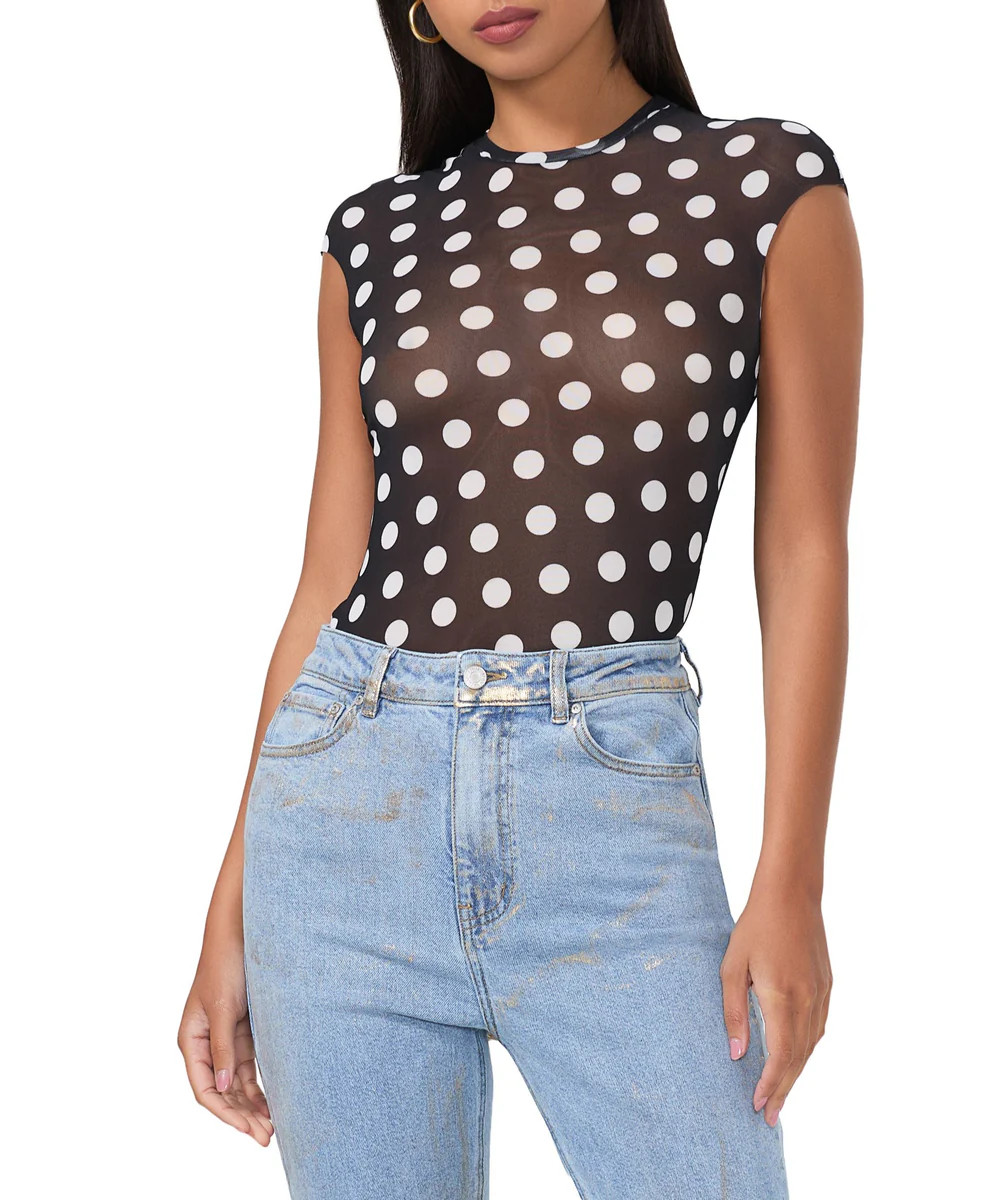 Nina Top - Diagonal Dot | ShopAFRM