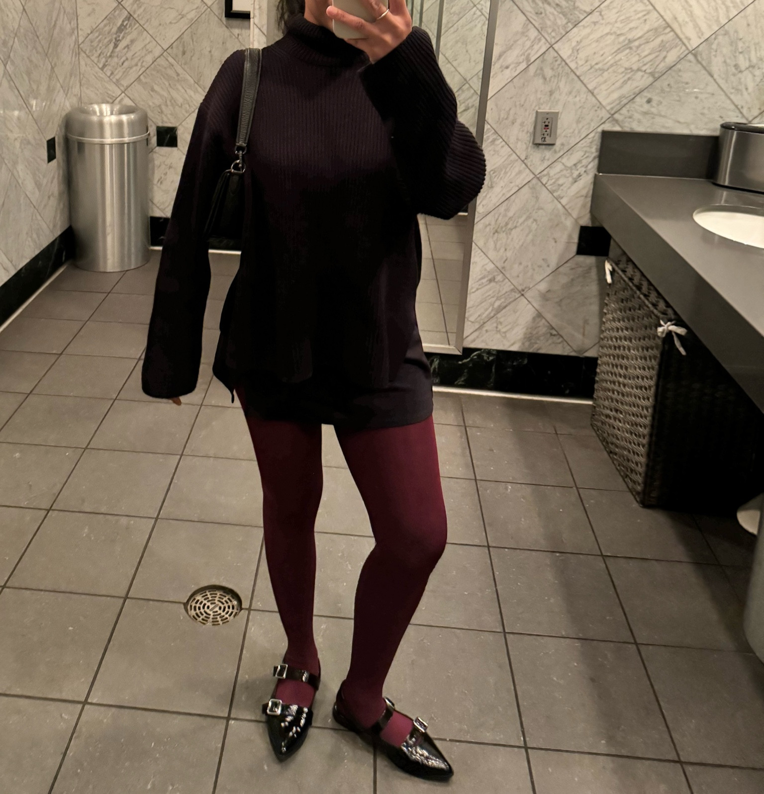 chic winter date night look with burgundy tights 

#LTKSaleAlert #LTKFindsUnder50 #LTKStyleTip