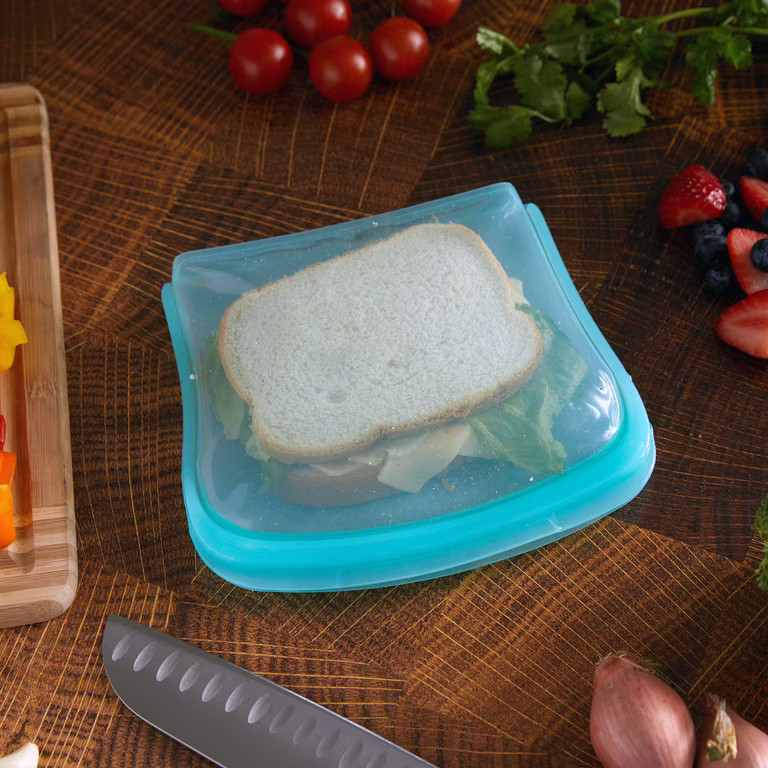 Better Homes & Gardens Reusable Silicone Sandwich Food Storage Bag | Walmart (US)