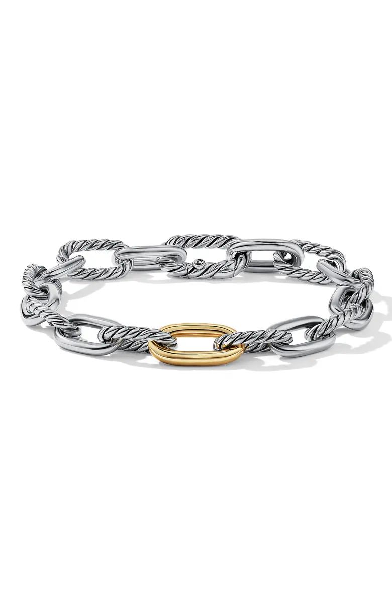 DY Madison® Chain Bracelet with 18K Yellow Gold | Nordstrom