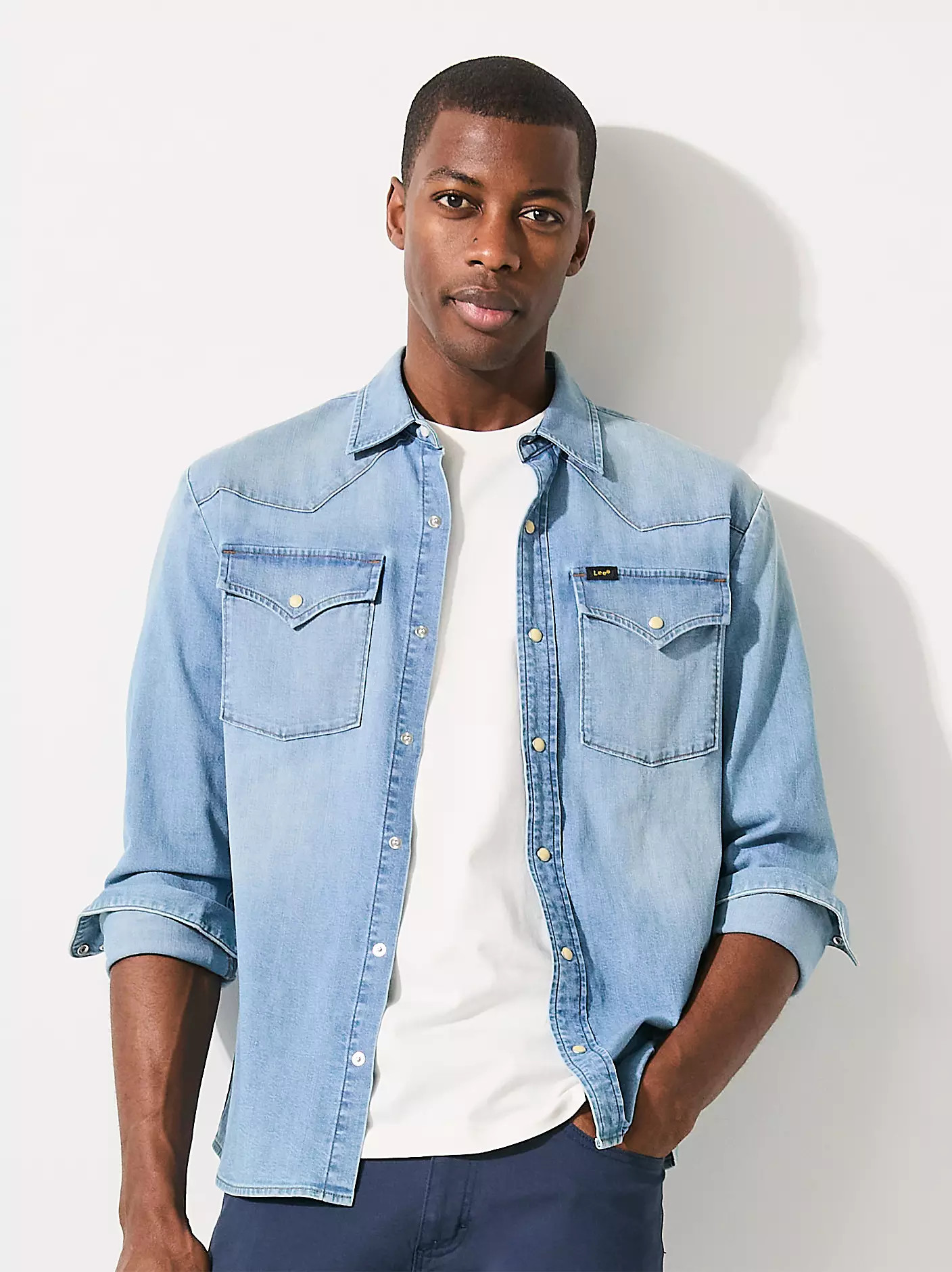 Men's All Purpose Western Denim Snap Shirt | Lee Jeans