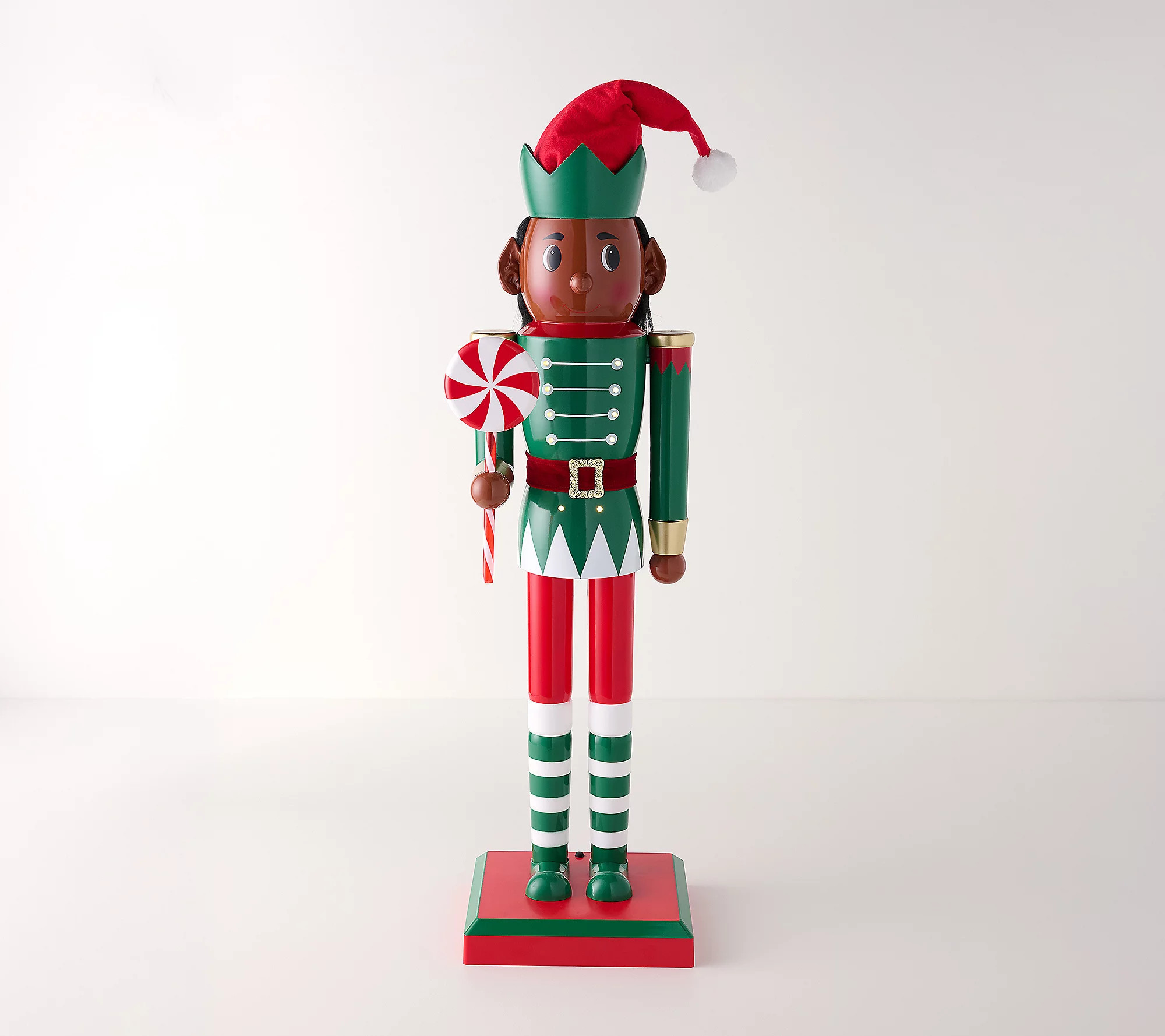 Kringle Express 36" Oversized Elf Nutcracker | QVC