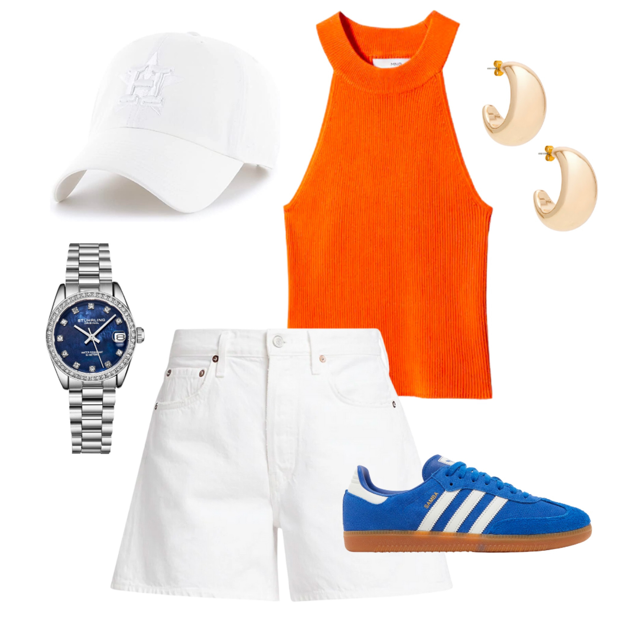 Houston Astros baseball game outfit inspo! 

Baseball / casual outfit / sporty / baseball game outfit / spring outfit / summer outfit / under 100 / tank top / sneakers / astros / Houston 


#LTKstyletip #LTKunder100 #LTKfit