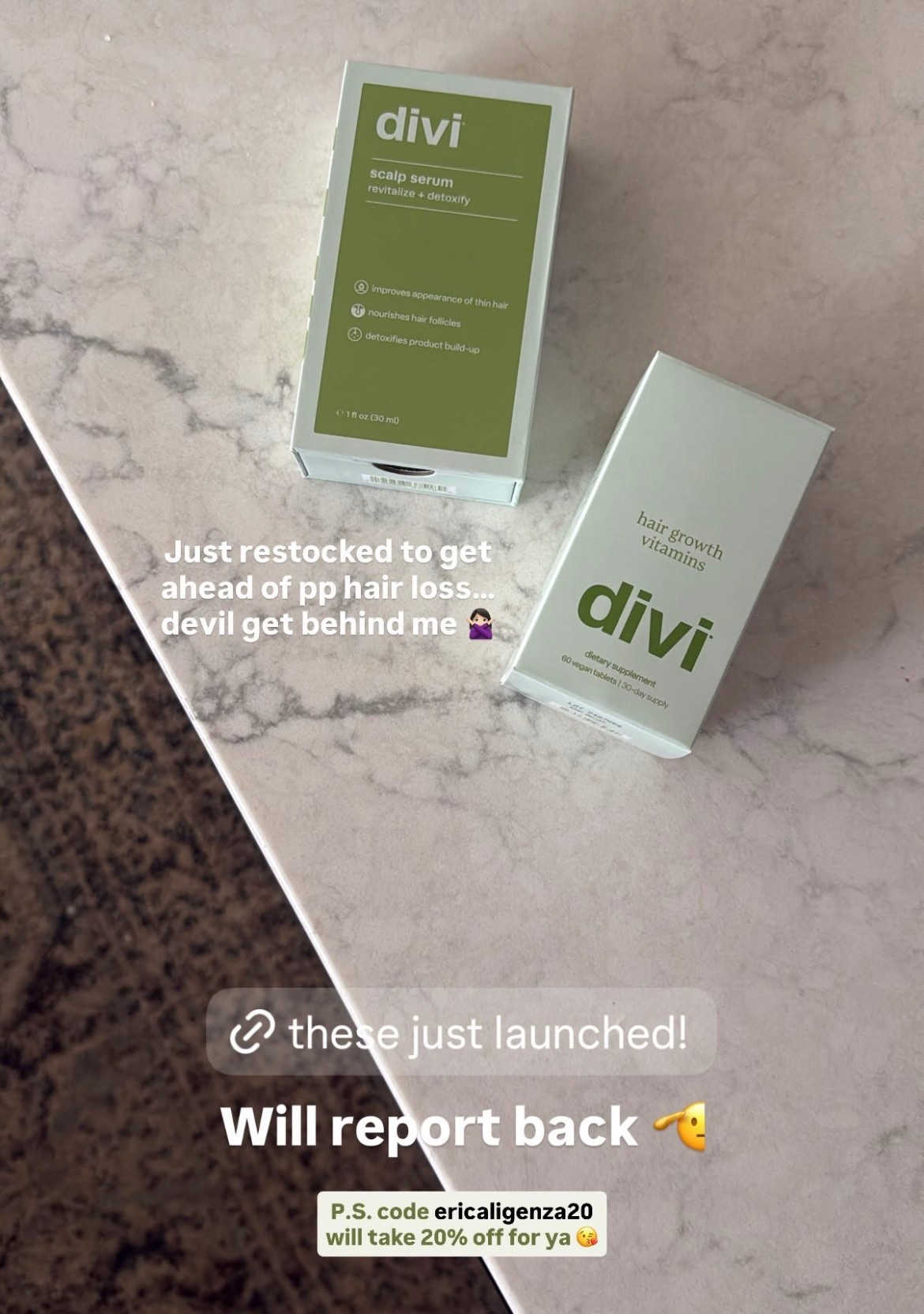 Postpartum hair loss is NO JOKE! Adding this scalp serum + hair growth vitamins to my routine - will report back 🫡 (use code ericaligenza20) 

#LTKgrwm #LTKmorningroutine #LTKmomlife