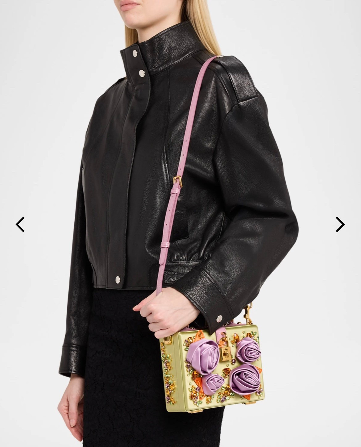 Dolce&Gabbana
Crystal & Rosette Satin Box Top-Handle Bag

#LTKU #LTKHome #LTKSaleAlert