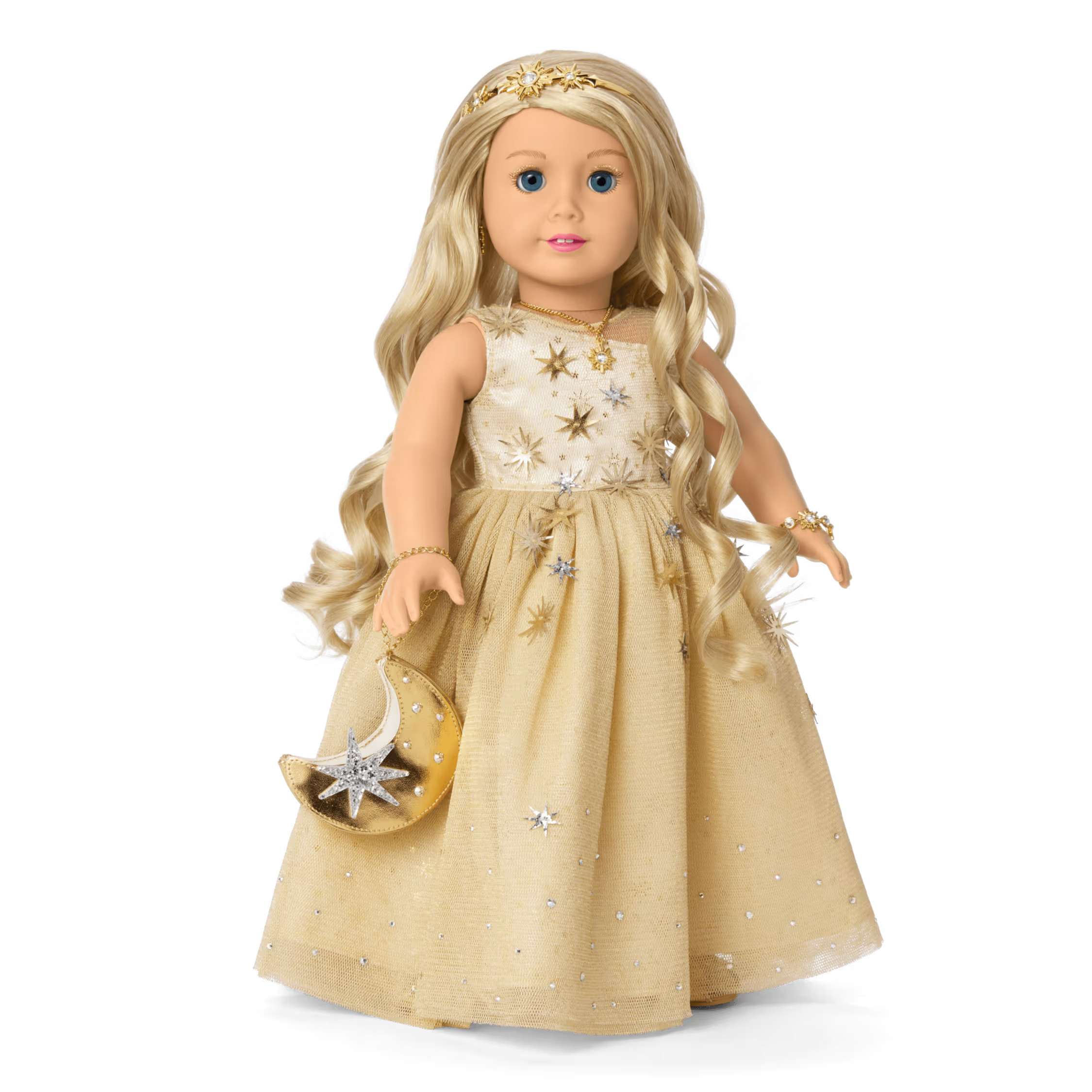 American Girl® 2025 Glimmering Gold™ Holiday Collector Doll | American Girl