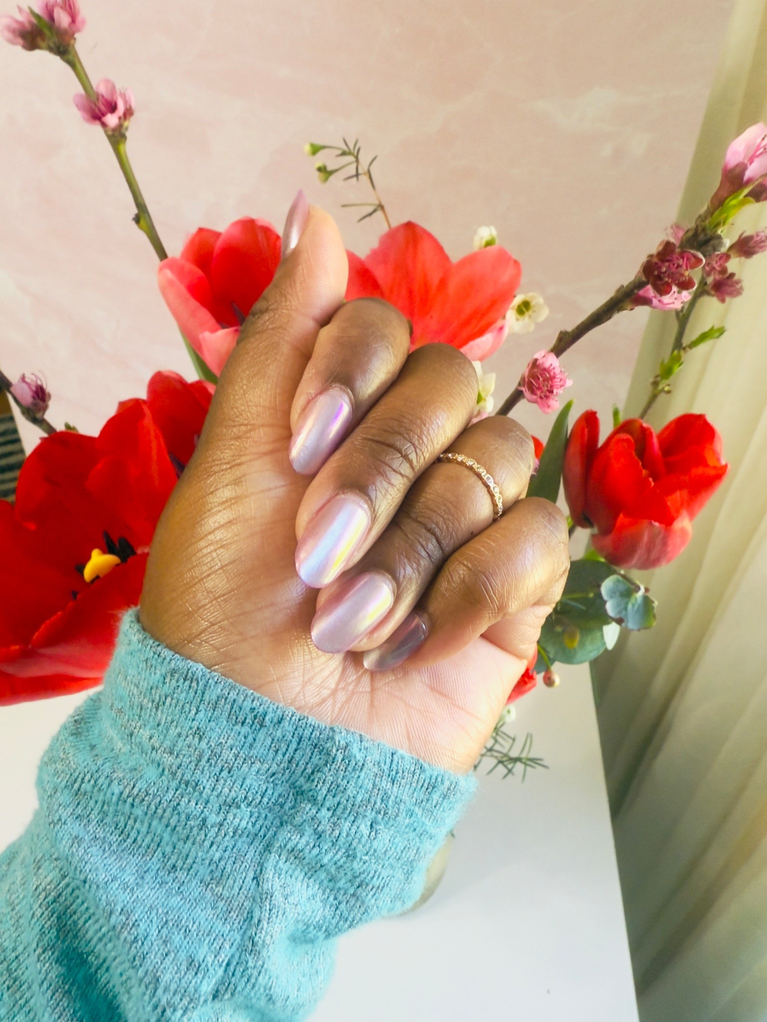 The photo doesn’t do these nails justice but omg! They are purple glass nails and soooo cute! 

Nail trends, diy nails 

#LTKBeauty #LTKStyleTip