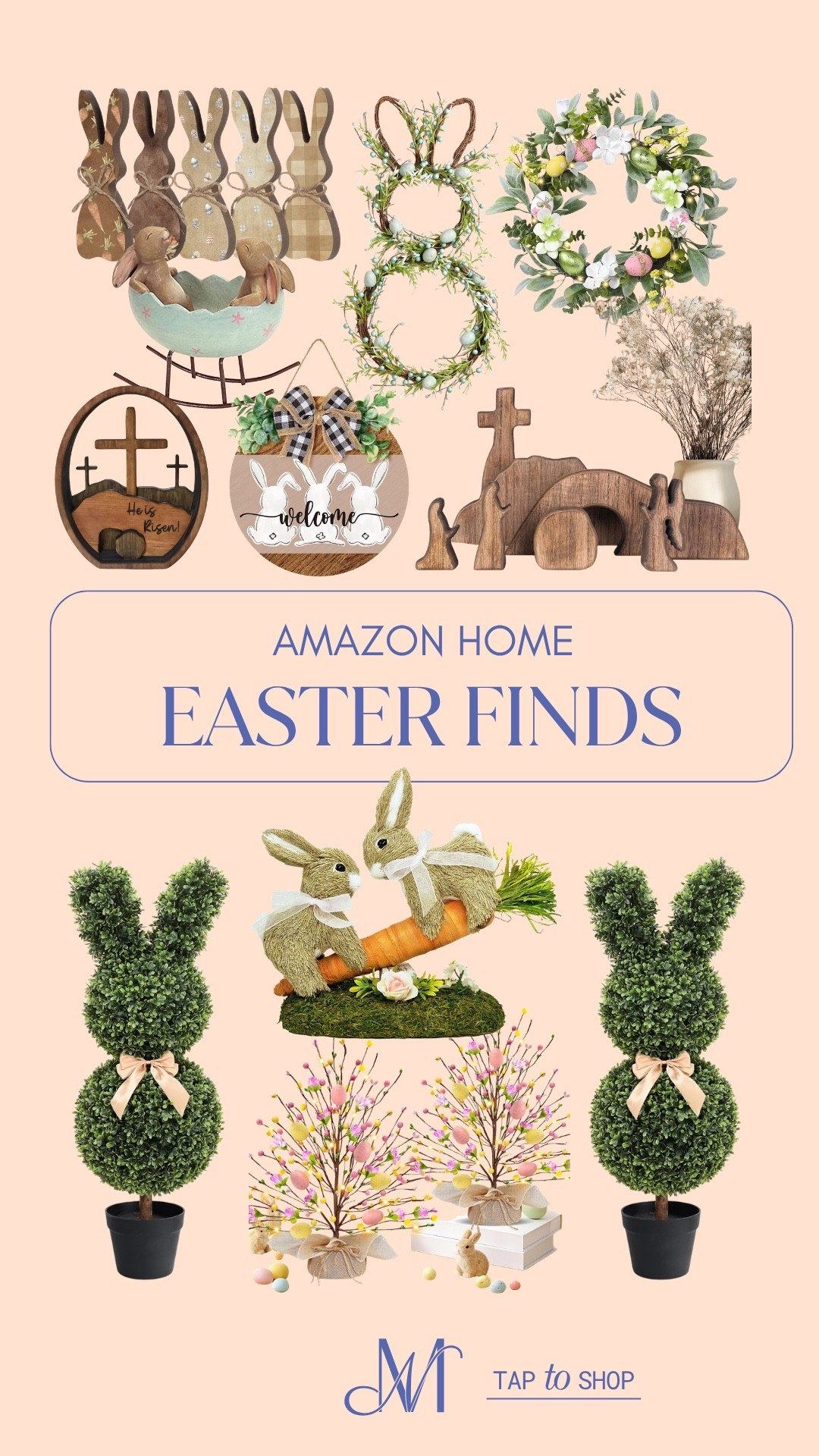 EASTER DECOR I’M LOVING 🐰

This is the kind of decor that makes your home feel festive without being over the top. Soft tones, cute details, and pieces you can reuse every year. 🤍✨

I love mixing a few statement pieces with simple accents like these — it instantly pulls everything together.

Saving this for my Easter setup because it’s too cute.
Shop on my LTK !!!!

easter decor, spring home, seasonal decor, amazon home finds, easter aesthetic

#LTKHome #LTKSeasonal