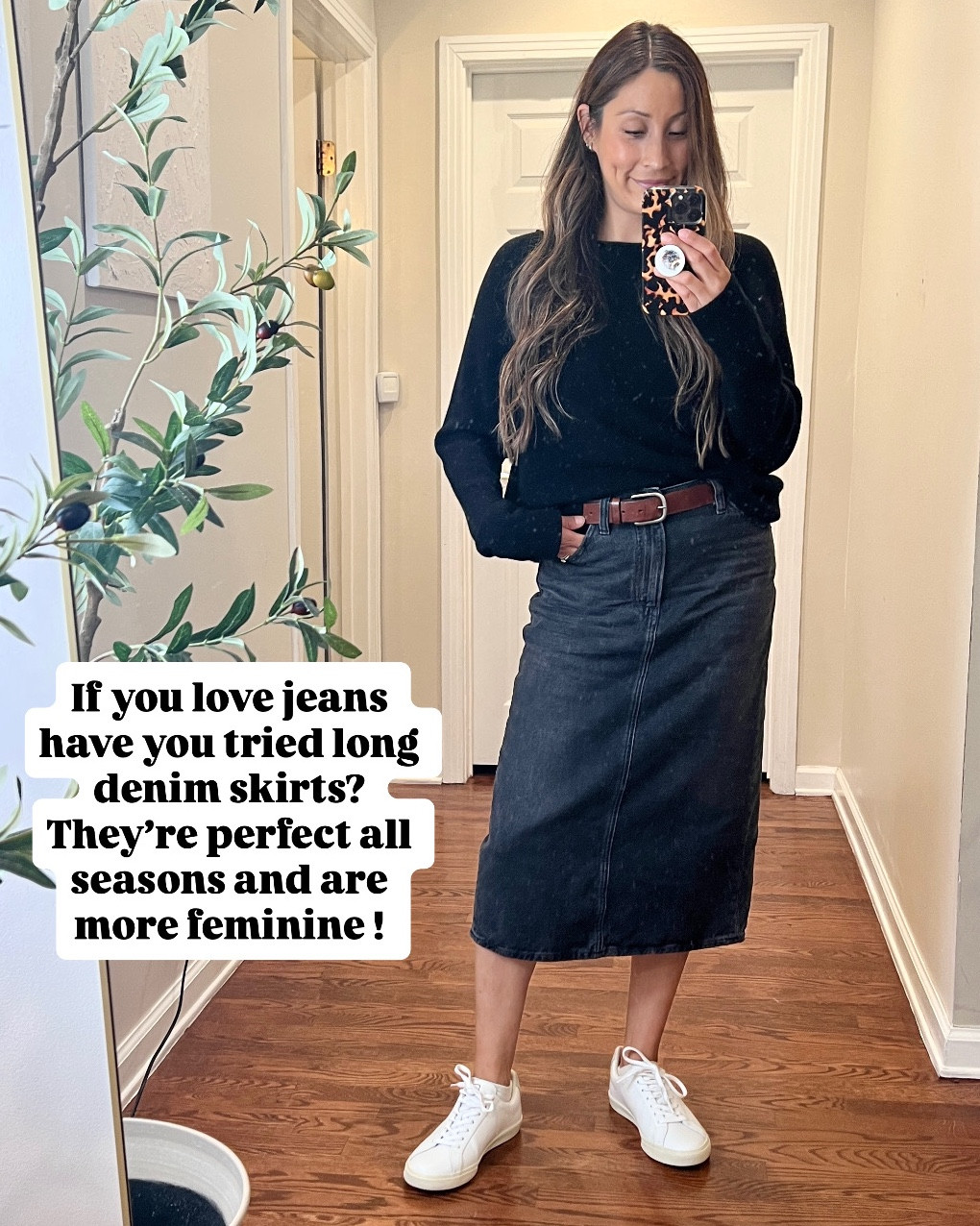 I'm loooving denim skirts during fall/winter!
They re perfect with a graphic Tshirt or a nice cashmere sweater. You an wear them with casual shoes or boots or heals 2 #levis #denimskirt #cashmere #quince

#LTKGiftGuide #LTKFindsUnder50 #LTKFindsUnder100
