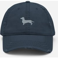 Dachshund Hat, Embroidered Dachshund Wiener Dog, Doxie Owner Gift, Unisex Distressed Dad Hat | Etsy (US)