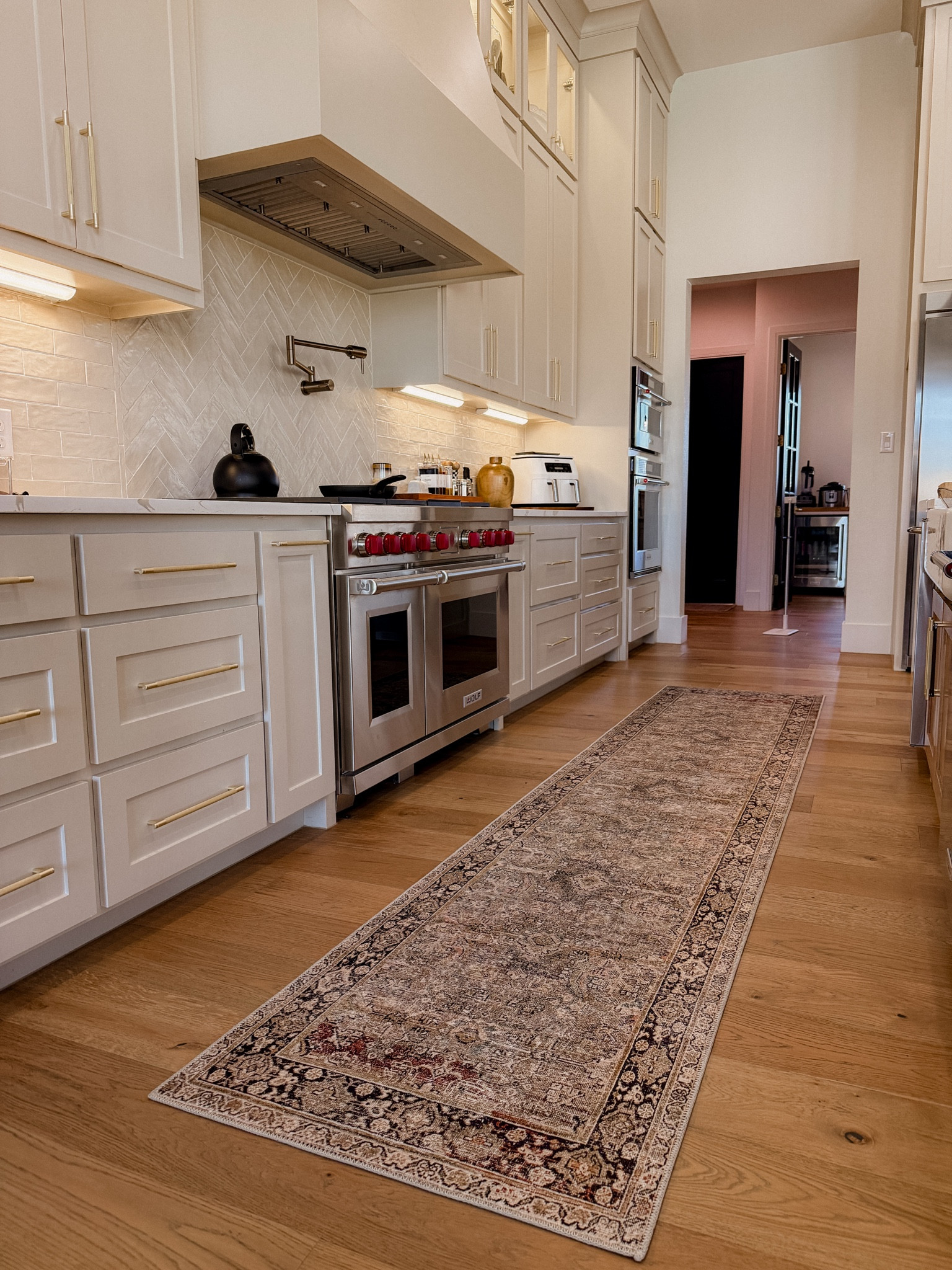 New kitchen runner rug!  + the rug adhesives stickers for hardwood floors!

#LTKHome #LTKStyleTip