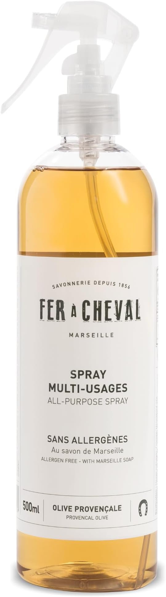 Fer à Cheval Versatile Marseille All-Purpose Spray Cleaner - Natural Provençal Olive Scent, All... | Amazon (US)