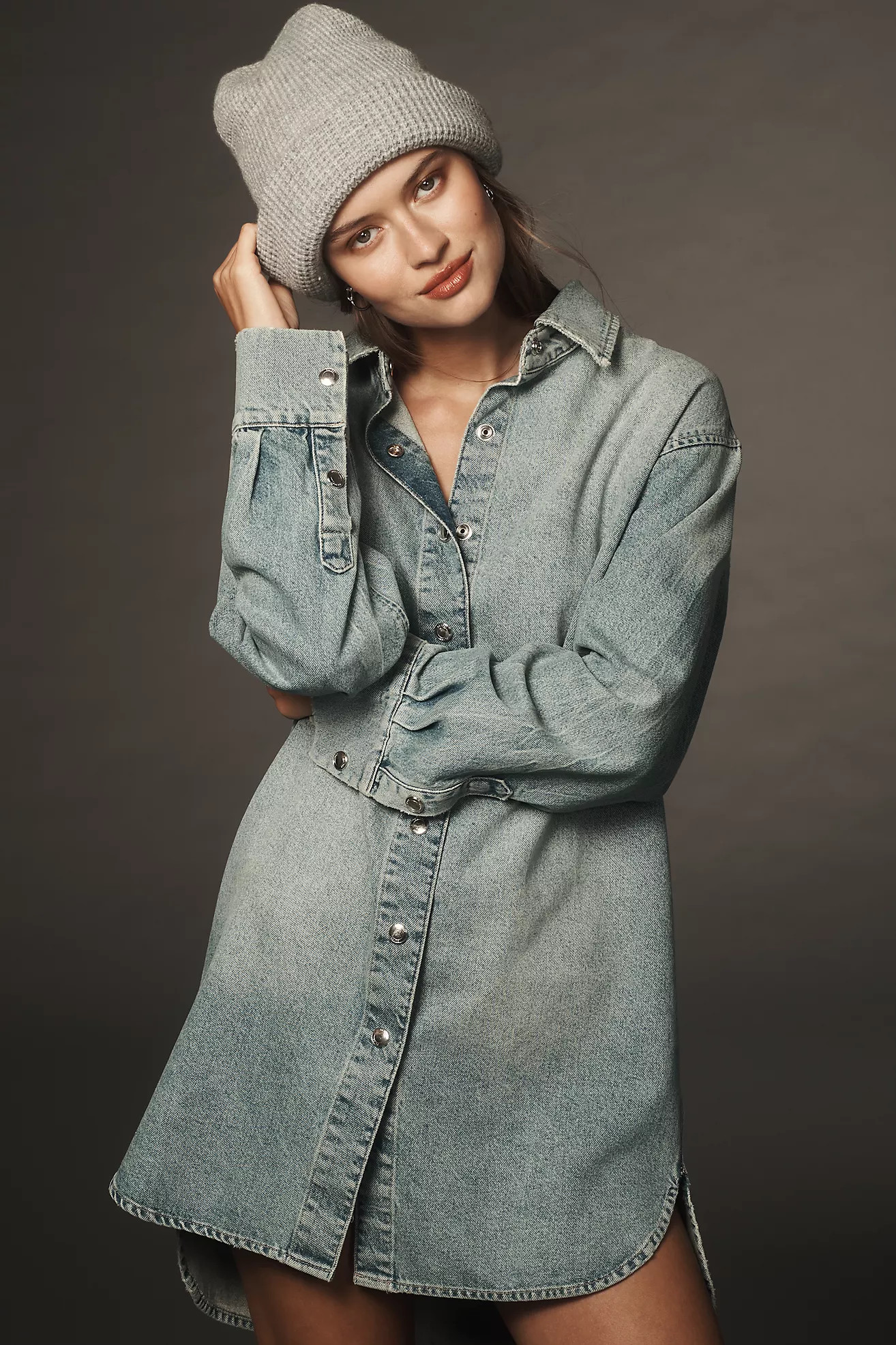 The Elsie Waffle-Knit Beanie | Anthropologie (US)