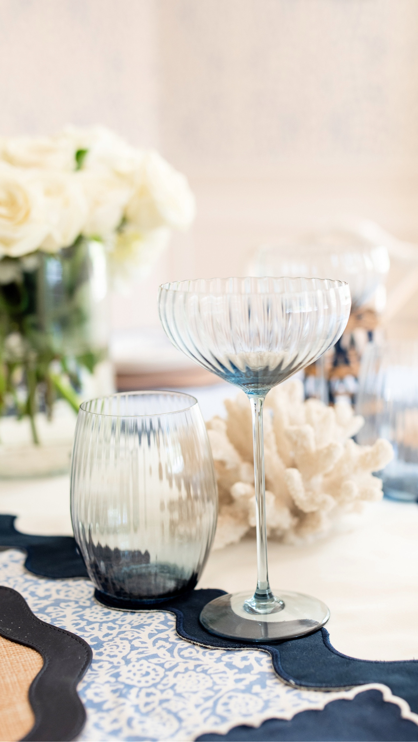Use code: KNH15 for 15% off this glassware. Beautiful glassware gorgeous for entertaining all year long. Ocean coupe and stemless wine glass featured here

#LTKParties #LTKHome #LTKSaleAlert