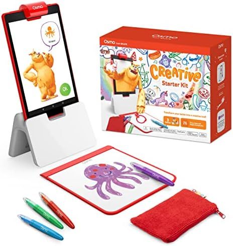 Osmo - Creative Starter Kit for Fire Tablet-3 Educational Learning Games-Ages 5-10-Creative Drawi... | Amazon (US)