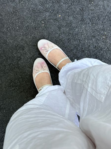 Comfiest flats and they go with everything. Stay true to size!!

Mesh flats, ballet flats, white mesh flats

#LTKShoeCrush #LTKStyleTip