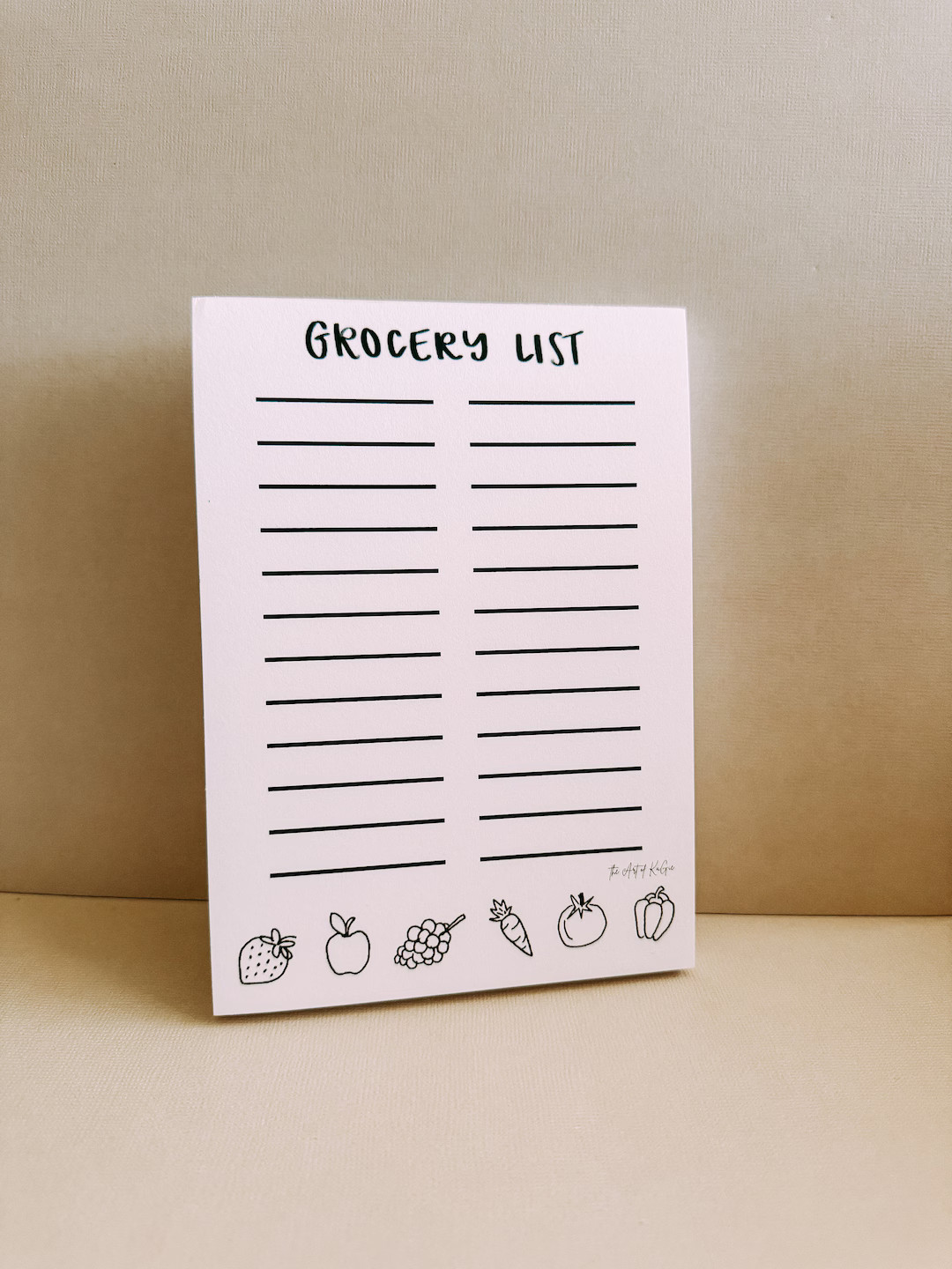 Grocery List Notepad 5x7 - Etsy | Etsy (US)