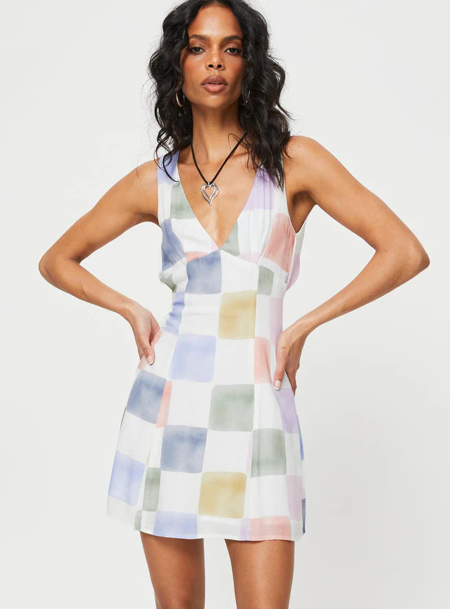 Wandelle Mini Dress Multi | Princess Polly US