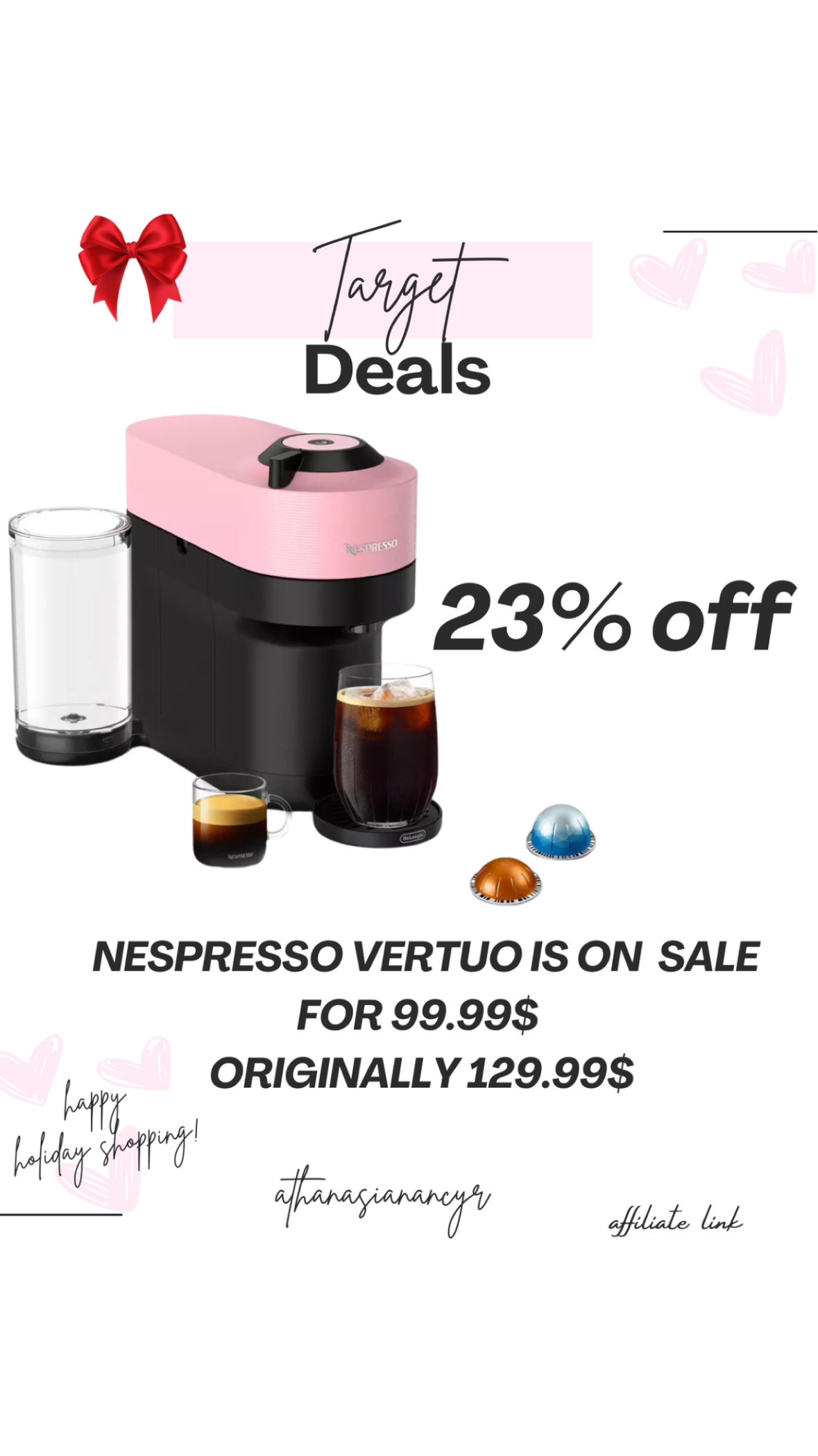 Nespresso on sale 
Coffee lover gifts 
 


#LTKHoliday #LTKGiftGuide #LTKHome