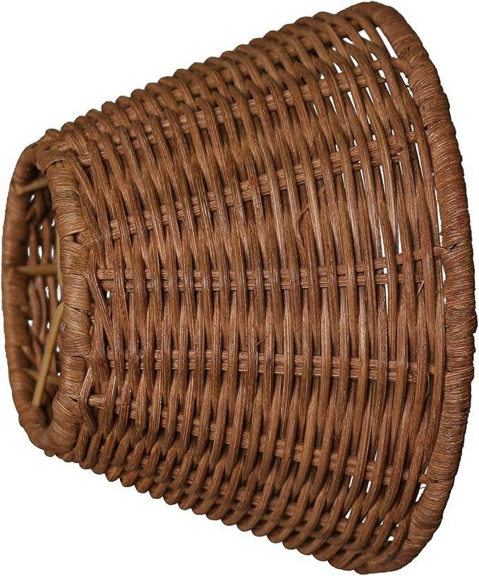 1 Clip-on Chandelier shades Rattan woven-boho lamp shade Empire small lampshades replacement For ... | Amazon (US)