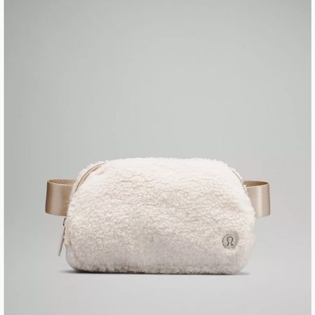 Lululemon Sherpa fleece belt bag in stock! Everywhere belt bag black white fleece belt bag 

#LTKunder100 #LTKfit #LTKSeasonal