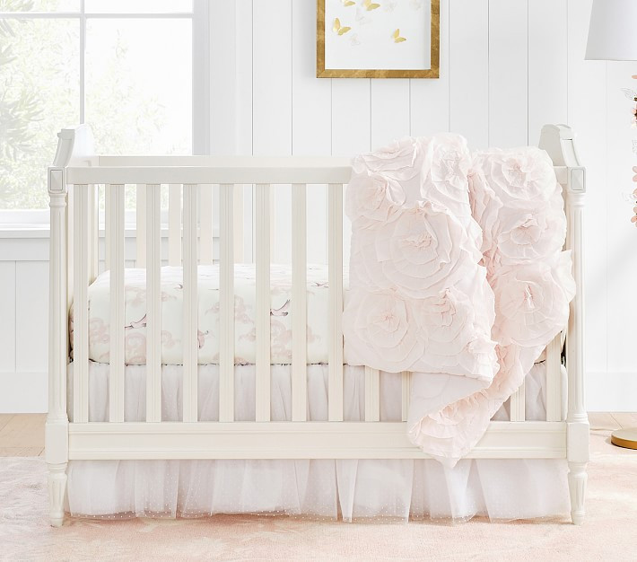 Monique Lhuillier Rosette Baby Quilt | Pottery Barn Kids
