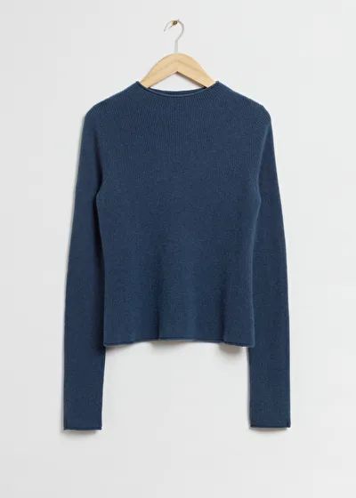 Exaggerated Long-Sleeved Cashmere Sweater | & Other Stories US