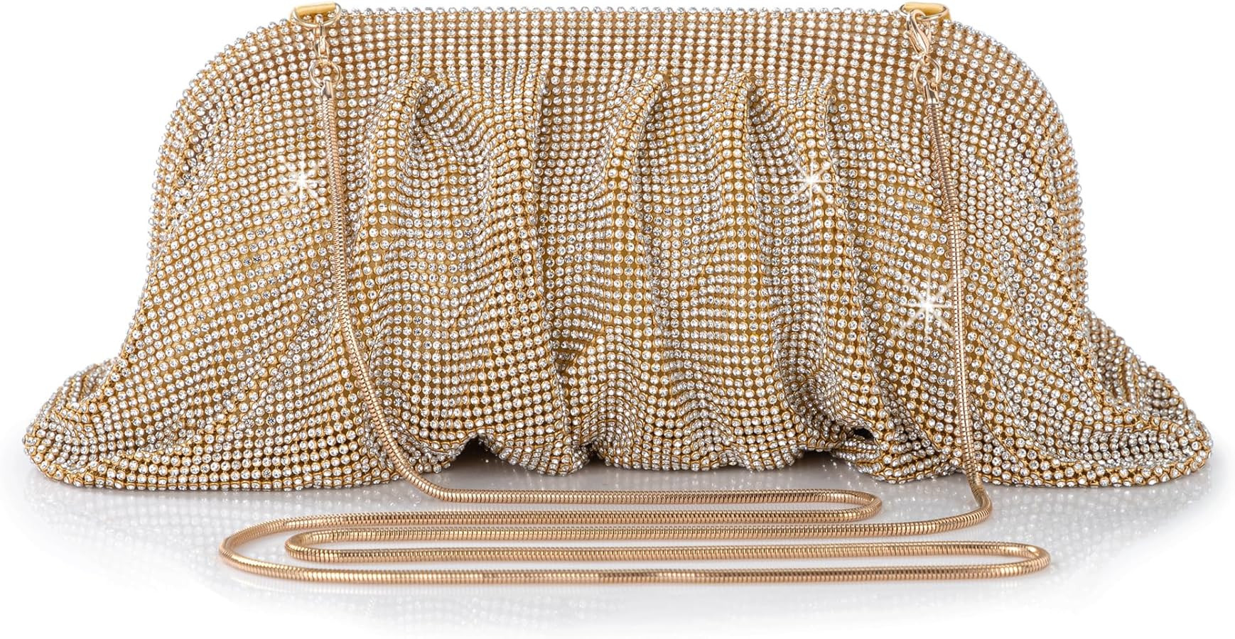 Coucoland Rhinestone Purse for Women - Evening Clutch Bags Sparkly Glitter Rhinestone Dumpling Cl... | Amazon (US)