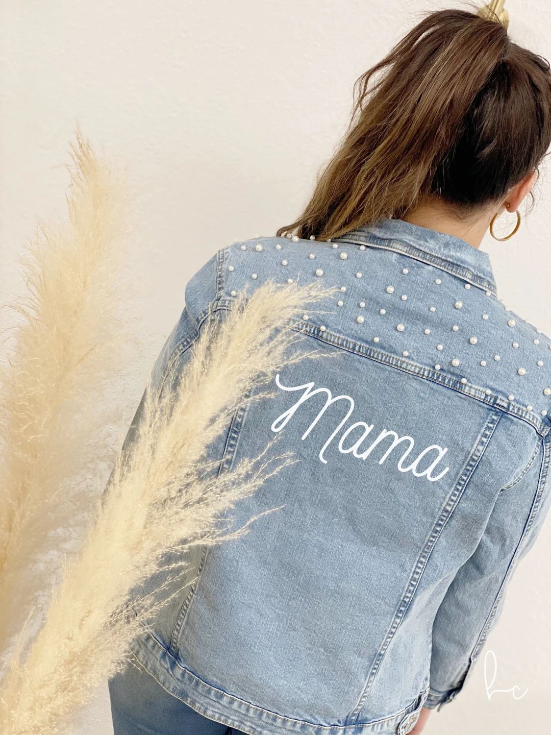 personalized denim jacket- mom jean jacket- mama jacket- mothers day gift- mama gifts- mom to be ... | Etsy (US)