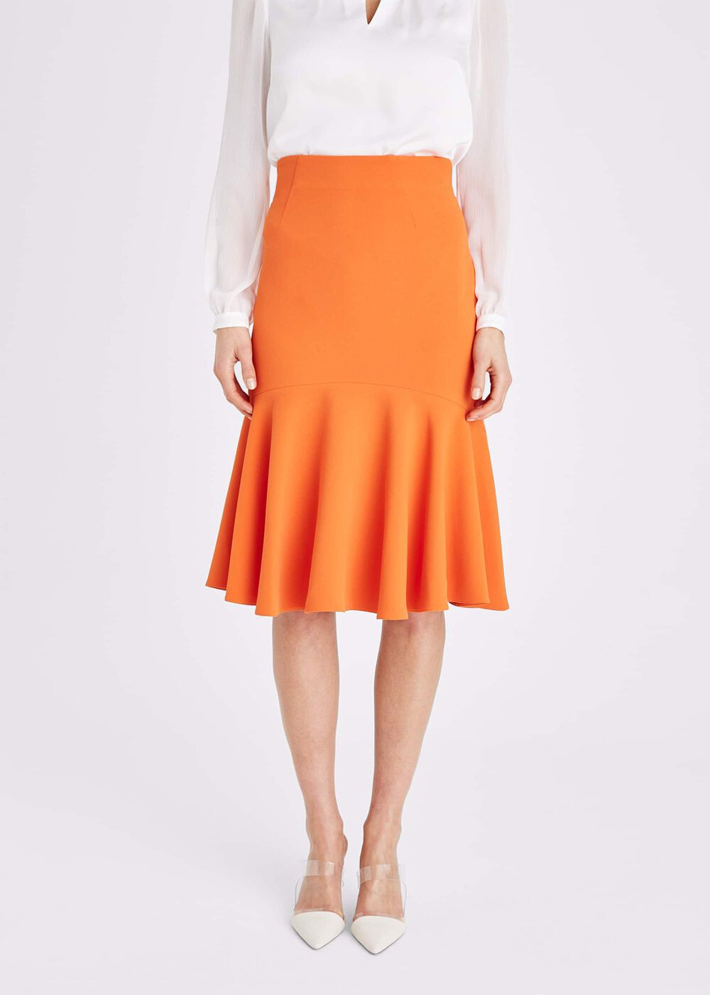 Sati Fluted Hem Skirt | Phase Eight UK | | Phase Eight