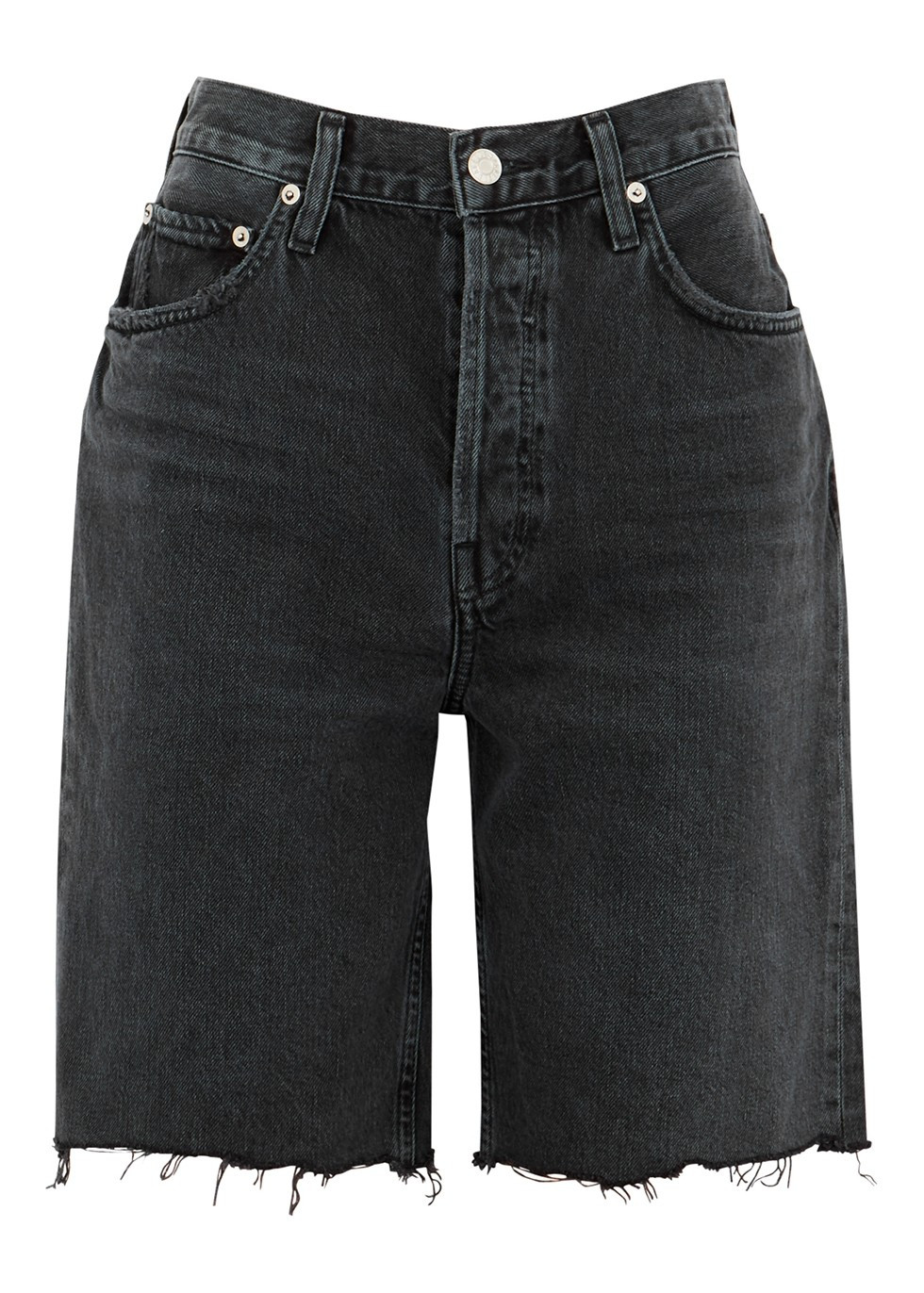 90s black denim shorts | Harvey Nichols (Global)